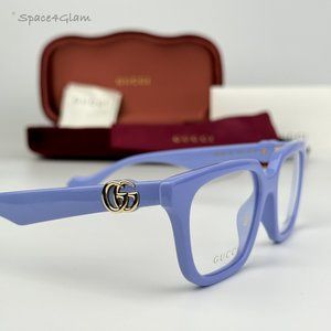 BRAND NEW Gucci GG1536O 008 Violet Women Square Eyeglasses GG 1536O